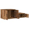 vidaXL Storage Cabinet 2 pcs Old Wood 46.46 x 16.14 x 15.75 in