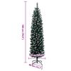 vidaXL Artificial Christmas Tree Green PVC 70.9 in Decorative Inlays