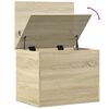 vidaXL Storage Box Sonoma Oak Engineered Wood Compact Storage Box