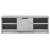 vidaXL TV Stand Concrete Gray 40.2"x14"x14.4" Engineered Wood