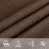 vidaXL Sunshade Sail 1.75 oz/ft² Trapezium Brown 4/5x13.1' HDPE
