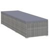 vidaXL Sun Lounger Grey