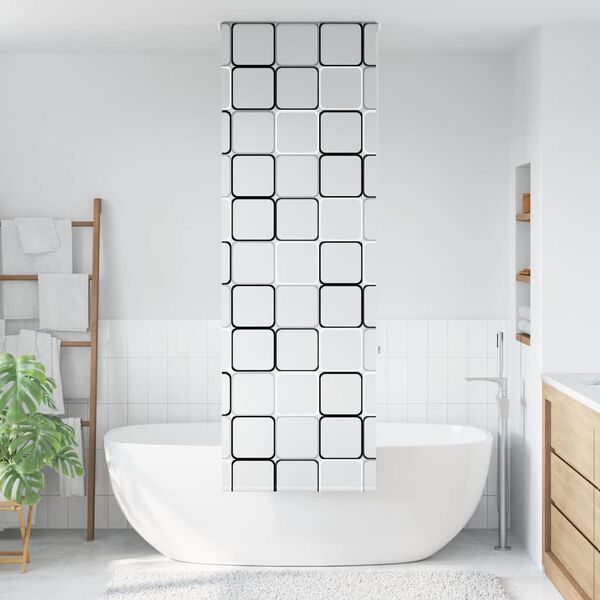 vidaXL Shower Roller Blind PEVA 23.6x94.5 in Water-resistant material
