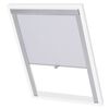 vidaXL Blackout Roller Blind White Polyester, Aluminum
