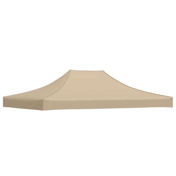 vidaXL Party Tent Roof 13.1x9.8' Beige 2.95 oz/ft²