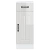 vidaXL Kitchen Base Cabinet High gloss white Engineered wood 32.1 in high