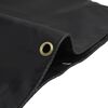 vidaXL Tarpaulin Black 3.3x8.2' 7.11 oz/ft&sup2;