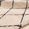 Dutch Lifestyle Rug Beige and Black Polyester 118.1x78.7in Non-slip
