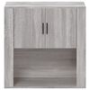 vidaXL Wall Cabinet Grey Sonoma Engineered wood