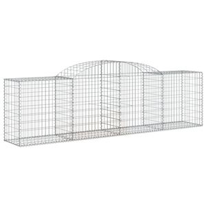 vidaXL Gabion Basket Silver Galvanized Iron Large Heavy Weight Endurance