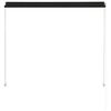 vidaXL Awning Anthracite Steel 39.4x59.1 in Retractable Awning