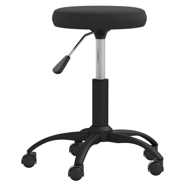 vidaXL Dining Chair Black Velvet (100% polyester), powder-coated steel