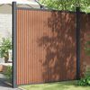 vidaXL Fence Panel WPC Brown 70.9x73.2"