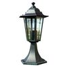 vidaXL Garden Light Dark Green, Black Aluminum, Glass