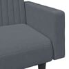 vidaXL Sofa Set Dark Gray Velvet (100% polyester), wood, plastic Standard