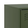 vidaXL TV Cabinet Olive Green Cold-Rolled Steel Medium TV Cabinet