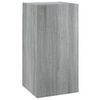 vidaXL TV Cabinet Grey Sonoma Engineered Wood Compact TV Cabinet