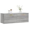 vidaXL Wall Cabinet Grey Sonoma Engineered wood Medium Wall Cabinet