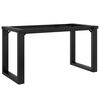 vidaXL Coffee Table Legs O-Frame 27.6"x11.8"x16.9" Steel