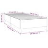 vidaXL Bed Frame Light Grey 100% polyester, plywood, engineered wood Twin