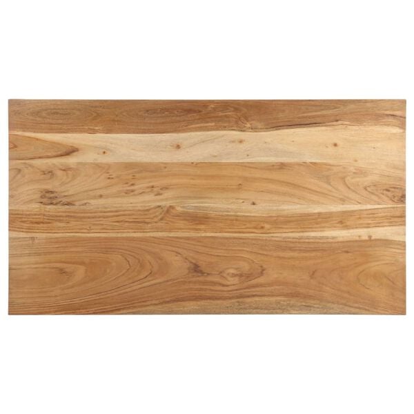 vidaXL Coffee Table Natural Solid Acacia wood Medium Storage