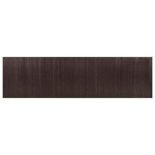 vidaXL Room Divider Dark Brown 65.0x236.2" Bamboo