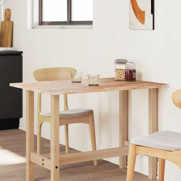 vidaXL Table Top Natural Wood Solid Acacia wood 39.4 x 31.5 in Durable