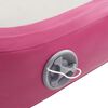 vidaXL Inflatable Gymnastics Mat with Pump 157.5x39.4x7.9" PVC Pink