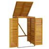 vidaXL Single Garbage Bin Shed 27.6"x35"x46.1" Solid Wood Acacia