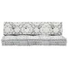 vidaXL Pallet Sofa Cushion Light Gray Cotton, Foam, Polyester