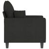 vidaXL Sofa Chair Black Polyester, Metal, Textilene Single Sofa Chair