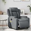 vidaXL Electric Massage Recliner Chair Grey