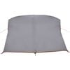 vidaXL Camping Tent Grey and Orange 125.98 x 108.27 x 74.80 in Taffeta