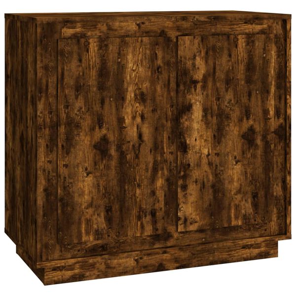 vidaXL Sideboard Smoked Oak Engineered Wood Sideboard Rectangular