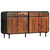 vidaXL Sideboard Solid Reclaimed Wood 55.1"x13.8"x29.9"