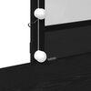 vidaXL Dressing Table with Drawer Black Oak 39.37 x 15.75 x 51.18 in