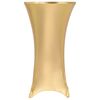 vidaXL Table Cover Set of 2 Gold 90% Polyester, 10% Elastane