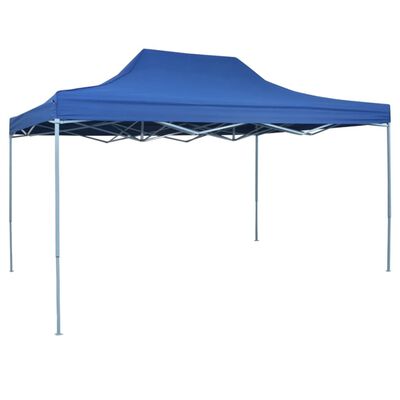 vidaXL Professional Folding Party Tent 9.8'x13.1' Steel Blue