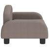 vidaXL Kids Sofa Taupe 19.7x15.7x11.8" Fabric