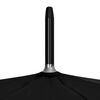 vidaXL Umbrella Black Fabric Large Foldable Patio Umbrella Round