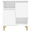 vidaXL Sideboard White Engineered wood Medium Sideboard Rectangular
