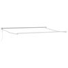 vidaXL Retractable Awning Light Grey 196.85" x 118.11