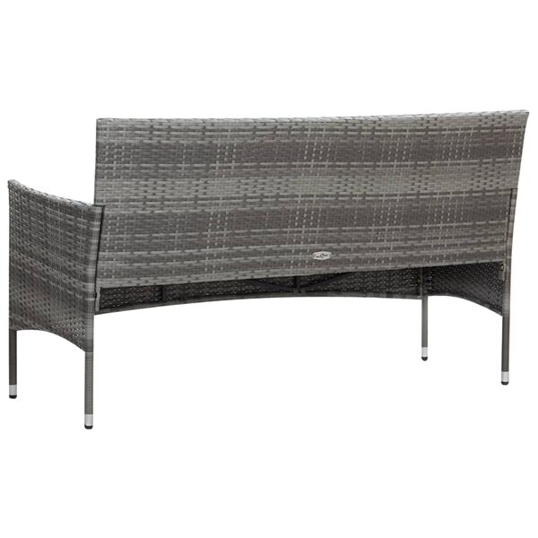 vidaXL Sofa Set Grey and dark grey (cushion)