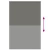 vidaXL Roller Blind Grey 100% Polyester 57.1 x 82.7 in Rollable