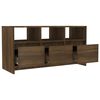 vidaXL TV Cabinet Brown Oak Engineered Wood Medium TV Cabinet