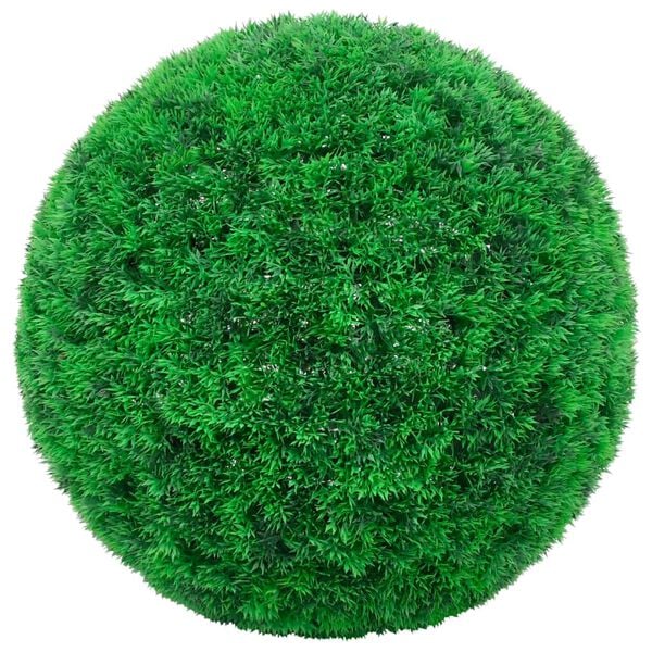 vidaXL Artificial Boxwood Ball Mixed green Polyethylene Medium