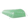 vidaXL Greenhouse Green Polyethylene (PE), galvanized steel 602.8 sq ft