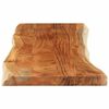 vidaXL Table Top Natural Wood Solid Acacia Wood 47.2 x 15.7 in Durable
