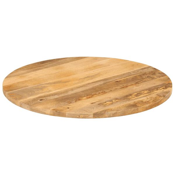 vidaXL Table Top &Oslash; 35.4"x1.5" Round Solid Wood Mango