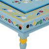 vidaXL Coffee Table Turquoise, Multicolored Solid mango wood Medium
